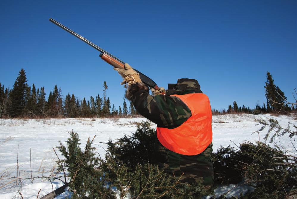 Hunting and Trapping Fall and winter are a very busy time for hunting and trapping, which provides fresh meat and furs throughout winter.