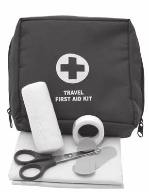 If you plan to be gone for more than a day, pack a radio to monitor weather reports. Look into taking a first aid course.