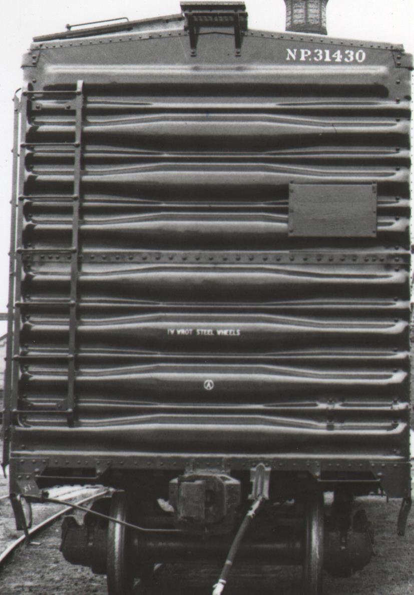 NP 31000-31499 Boxcar, 50 BLT by Brainerd, 1950
