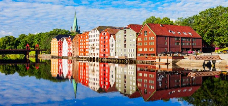 Trondheim Oslo DAY 1 JUNE 18 / JULY 25 Mpls/St. Paul Oslo: Depart on your transatlantic flight.