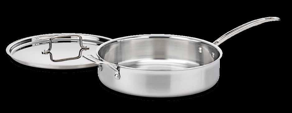 Saucepans Cuisinart offers a variety of convenient sizes to suit the various needs of home chefs.
