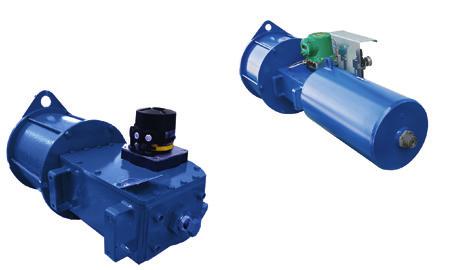 MORIN ALGA/ALGAS PNEUMATIC ACTUATORS SCOTCH YOKE DESIGN Double acting and spring return pneumatic quarter turn actuators for on-off and modulating control of valves in heavy duty service.