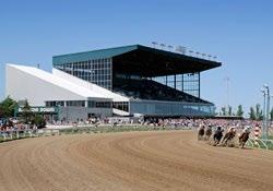 Live thoroughbred racing. Year-round conventions and trade shows.