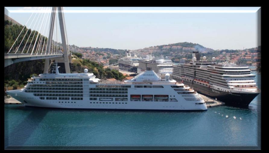 a cruise ship home port.