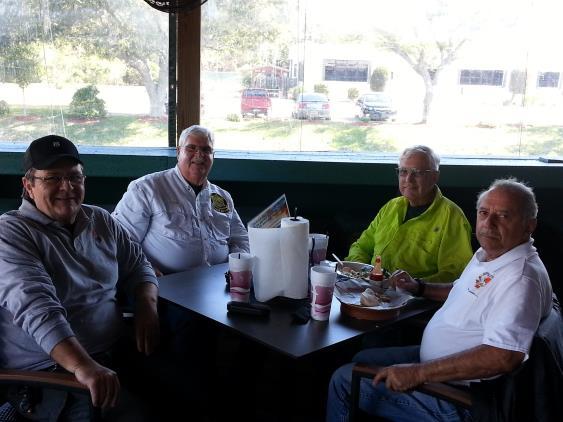 FL2-O Lunch Ride - Saturday, November 12, 2016 - North to Sebastian/Melbourne - Lead: John DuBose FL2-O had ten wings/twelve riders out for the Mystery Lunch Ride. We broke into two groups.