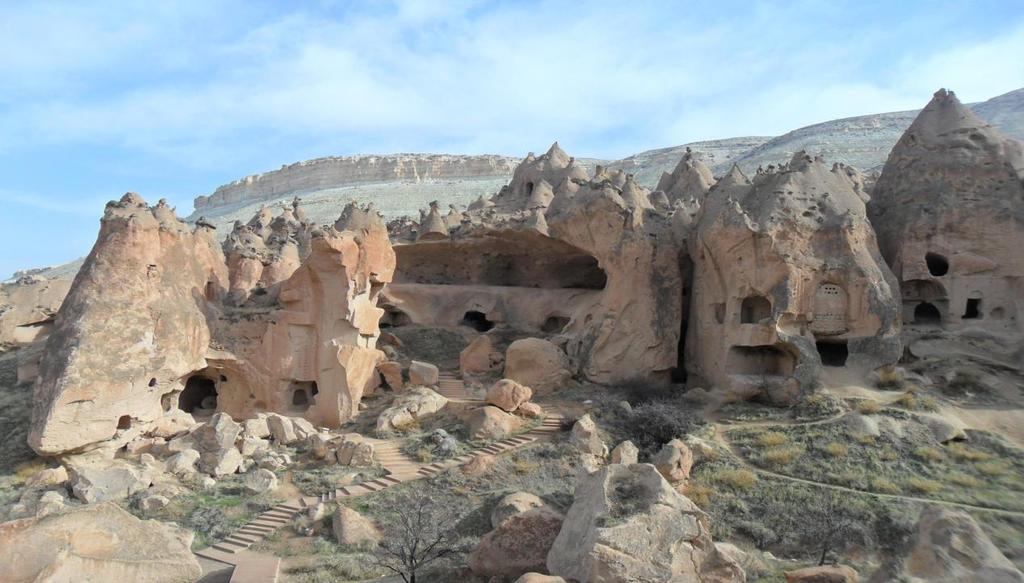 DAY 6 / Cappadocia tour &Overnight in Cappadocia *Pickup at 09:00-30 and Youhavedaytourtour Departfromyour hotel tovisitredvalley and explore the famousrock- cutchurches and hike 5 km through the