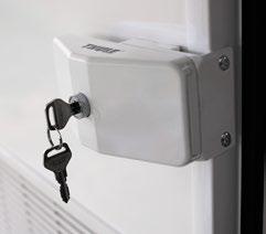 Mounted through the wall with a mounting plate, sealing cover and bolts, it is quick and easy to install.
