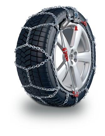 High reliability Equipped with the Thule patented self centring and self tensioning system with micro regulation solution, the chains offer