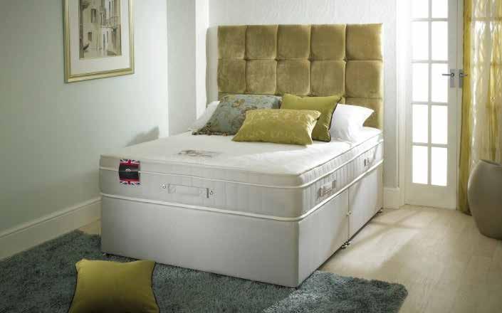 Royal Comfort 1500 The Royal Comfort 1500 contains 1500 pocket springs that will give you support you need with minimal disturbance to the other areas of the mattress.