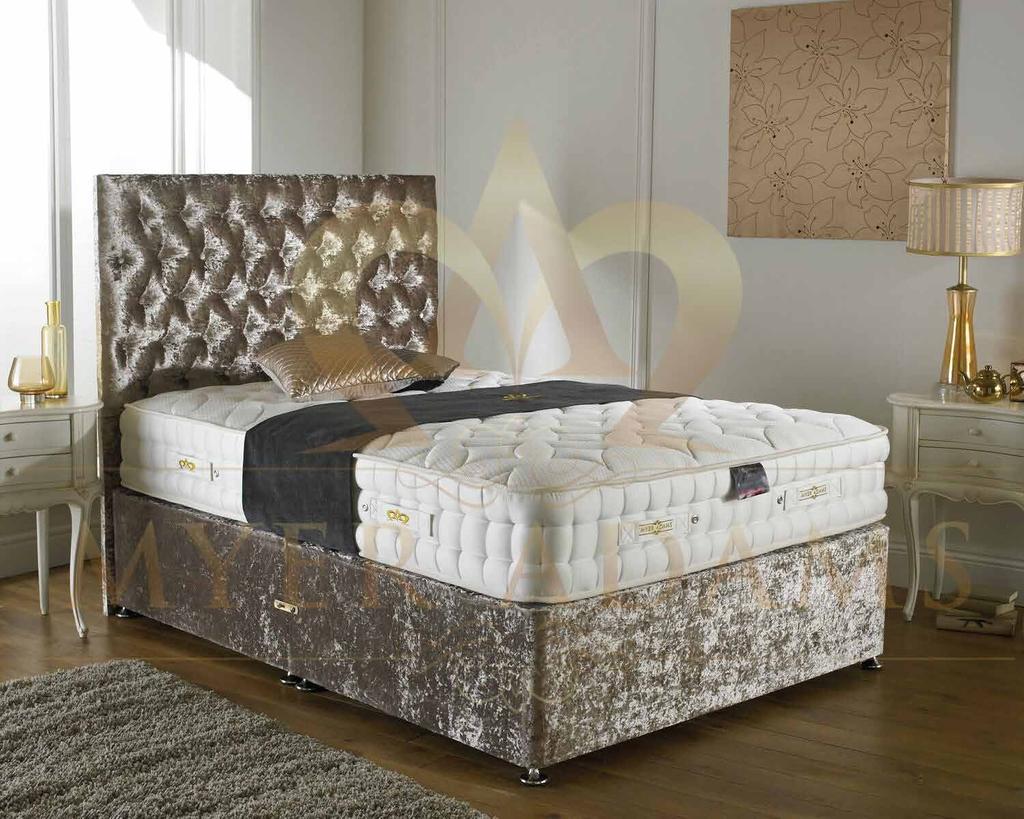 Latex Elegance 2000 The Latex Elegance 2000 comes with 2000 individual pocket springs the divan provides firm support softened by a generous layer of latex foam that moulds to your body s contours