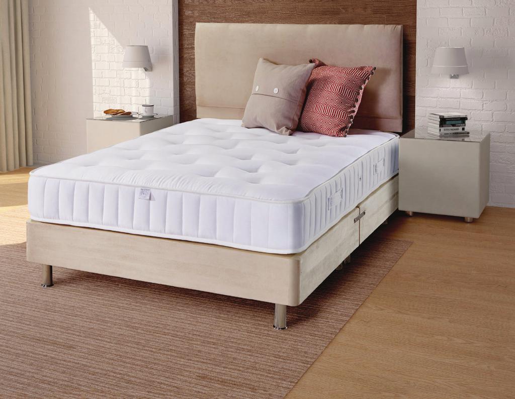 PREMIER POCKET Our top of the line pocket sprung mattress will offer your guests a sound