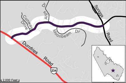 Connectivity - This project will complete the four-lane widening of Minnieville Road from its northern terminus with Old Bridge Road to its southern terminus at Route 234 (Dumfries Road).