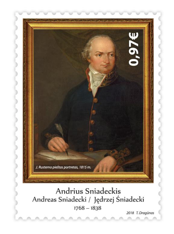 No. 779 Andrius Sniadeckis - Professor of Vilnius University, a chemist with whom is associated the beginning of