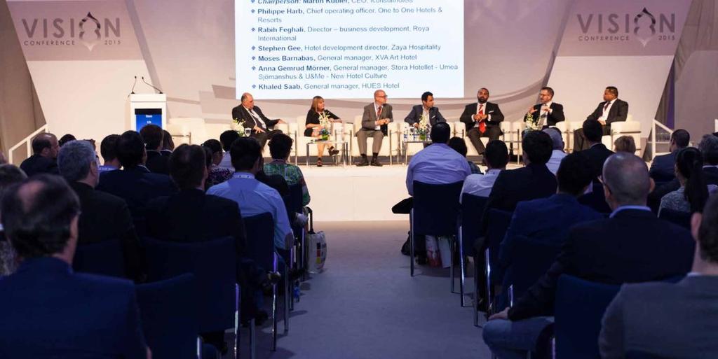 The Vision Conference hosts more than 135 international speakers and offers thousands of delegates insight and market intelligence on the latest topics and upcoming trends in the leisure, hospitality