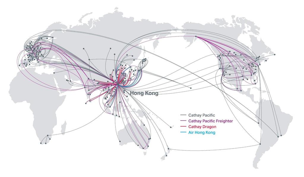 Cathay Pacific group Network