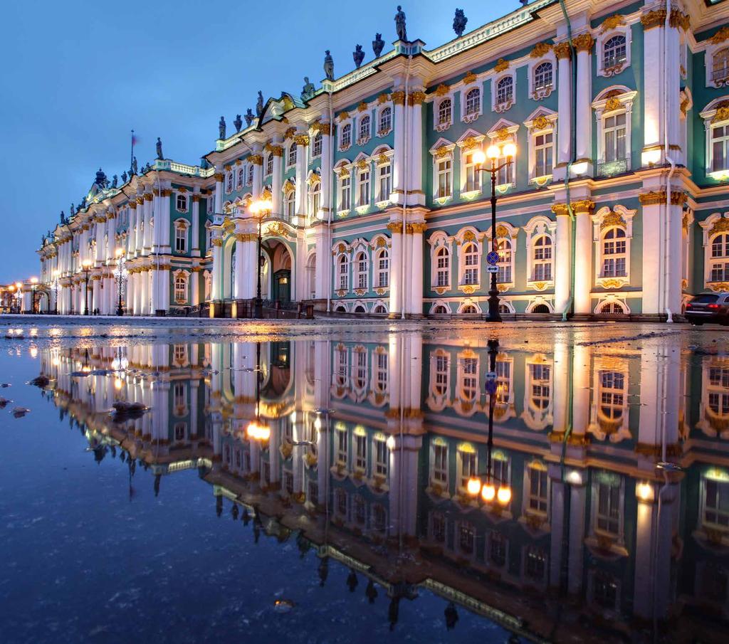 CITY ACTIVITIES FOR GROUPS THE CROWN JEWEL The Hermitage Museum Home to an astonishing 3 million artefacts and works of art, the State Hermitage Museum was founded in the 18th century by Catherine