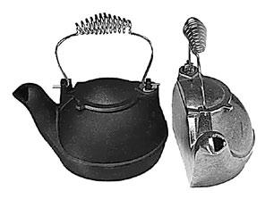 The Half Kettle is crafted of hand-cast aluminum rather than cheaper cast-iron, and will never rust or corrode. Packaged in a sturdy gift box. Item No. S&F Description Pkg. Wt.