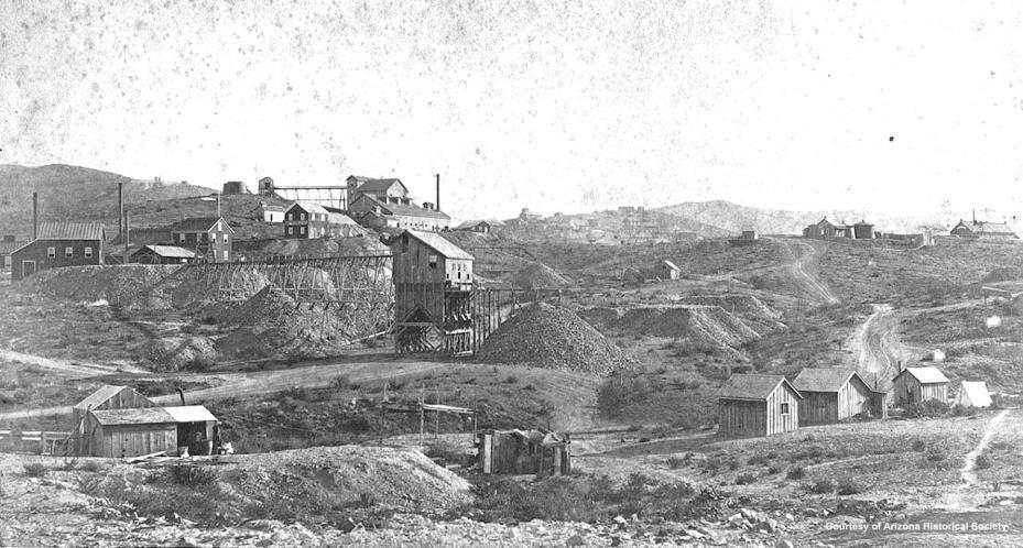 engines to pump out the water, but in 1886 the largest pumping plant burned, literally melting and warping the Cornish engine and destroying headworks of the main shaft.