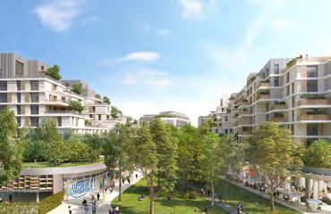 apartments 50 shops and restaurants A large, 6,500 sqm, supermarket A cinema Altarea Cogedim is the only player present throughout the entire real