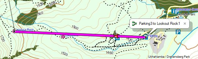 The same route is shown in Direct activity profile for comparison: And you still get an elevation plot: Note: If