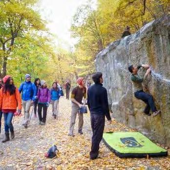 York s largest nature preserve World-class climbing and bouldering Trails for hiking, running,