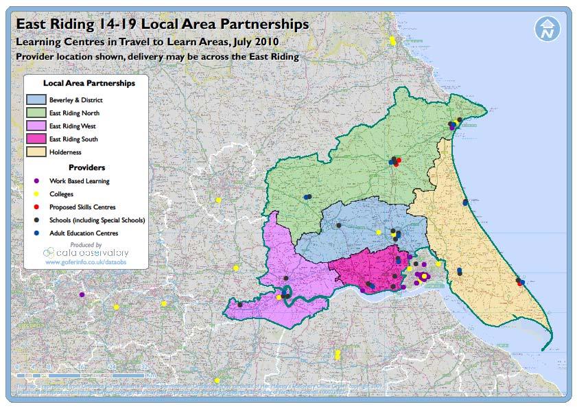 4.3.57 Local Area Partnerships 4.3.58 In November 2009 Parliament placed in statute the requirement that local partnerships comprising of schools, colleges, other local learning and training