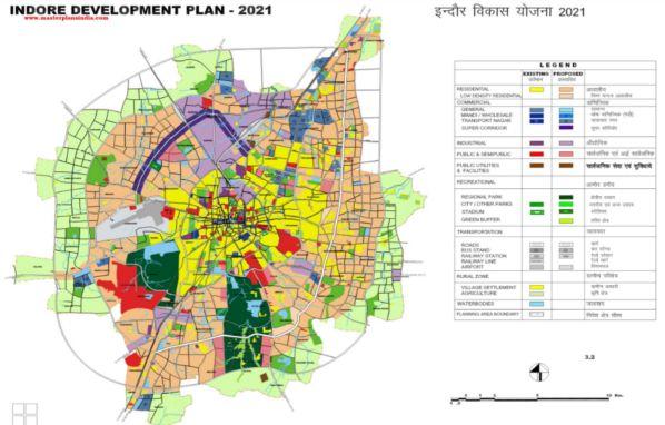 DESIGN CONCEPT 3.1 Site The site is proposed in Publib &Semi-Public Zone as per Master Plan Indore 2021. Site area is approx. 15.141 Acres.
