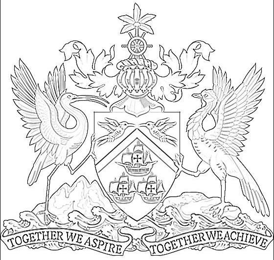 Colour the image of the Coat of Arms.