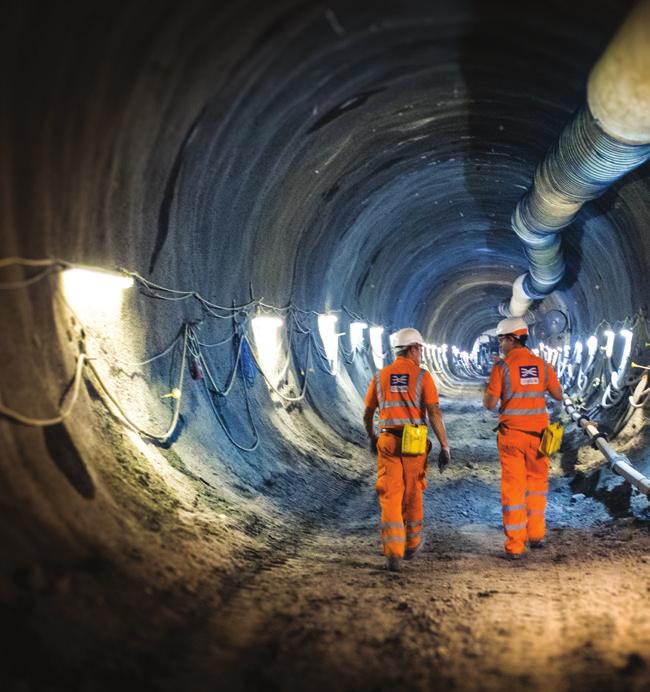 railway. Crossrail is estimated to generate at least 42 billion for the UK economy and support 55,000 jobs.