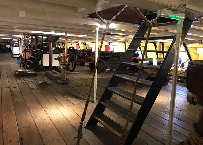 3. THE TOUR HMS Unicorn operates a complimentary ticket policy for carers HMS Unicorn has four decks to explore: 1) Our Weather Deck located at the top of Unicorn 2) Our Gun Deck where you enter the