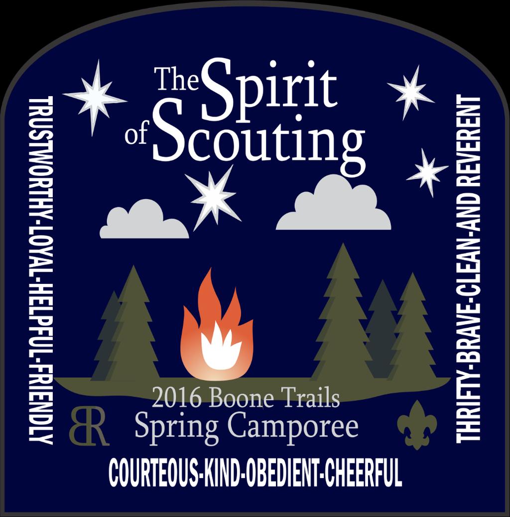 Boone Trails Spring Camporee Spirit of Scouting May