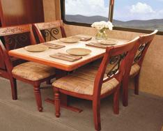 Bounder Your Galley Cooking on the road is made easy with convenient features in the galley.