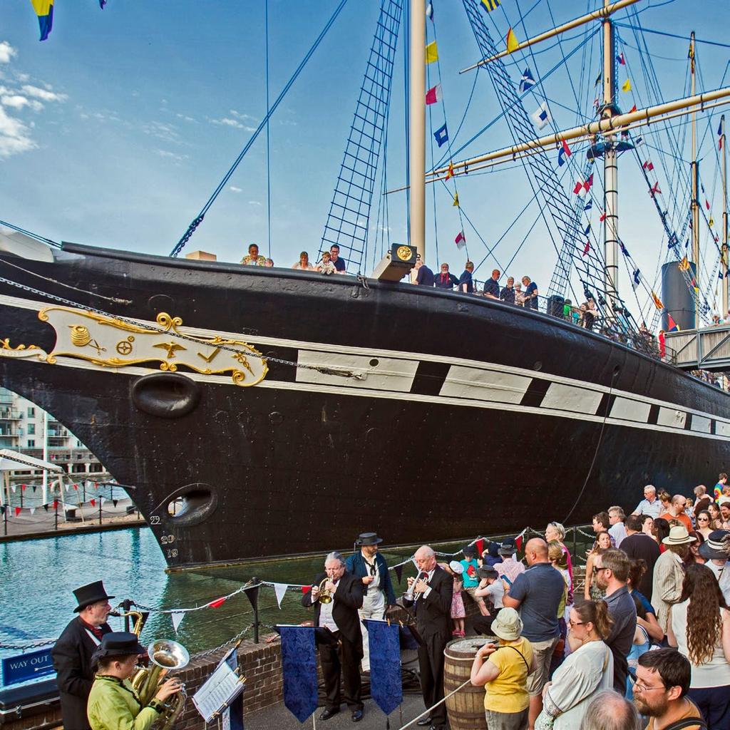 SPONSORSHIP Brunel s SS Great Britain welcomes around 200,000 visitors each year and is consistently the highest rated attraction in Bristol and among the top 10 museums in the UK (TripAdvisor).