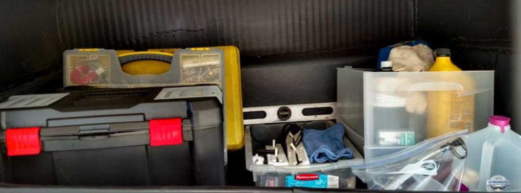 Here is a list of the basics that you should consider for your RV: 3/8 inch ratchet and socket set that includes a screw driver with tips commonly used in RV construction.