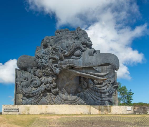 THE SOUTH A Serene Destination GARUDA WISNU KENCANA CULTURAL PARK Garuda Wisnu Kencana Cultural Park is a cultural site devoted to the god Vishnu