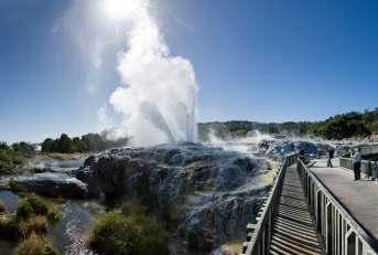 IN THE EARLY EVENING ARRIVE ROTORUA, CHECK-IN TO THE HOTEL AND LATER ENTER THE WORLD OF