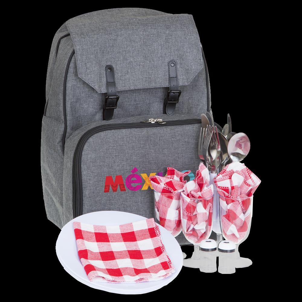 Picnic/cooler bag with large capacity cooler
