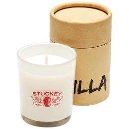 All natural soy based candle which burns cleaner, longer and more efficient than paraffin with no petrol-carbon soot.