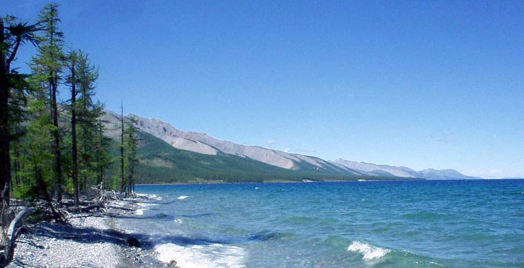 Khuvsgul Lake is one of the biggest in Asia and contains one of the largest reserves of pure water of the continent, 135 km long, 35 wide, its average depth is 100 meters, but can reach 260 meters.