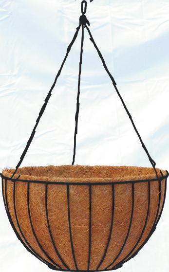 Coco-fiber Wholesale Catalog liners for our full selection included. WESTMINSTER of Hanging Baskets BRACKET 14" dia. London Basket & Liner (baskets are 71 2" deep) Case of 12 Item #PLB14-12: W/S $88.