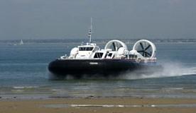 7. Hover Travel A short 10 minute crossing between Southsea, Portsmouth and Ryde, Isle of Wight.