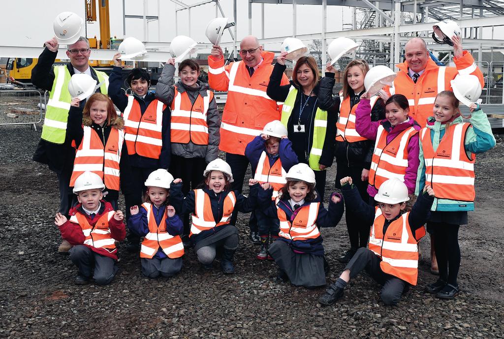 Kinross Primary School Deputy First Minister visits site of two new primaries Deputy First Minister and Cabinet Secretary for Education and Skills, John Swinney MSP, visited the sites of two new