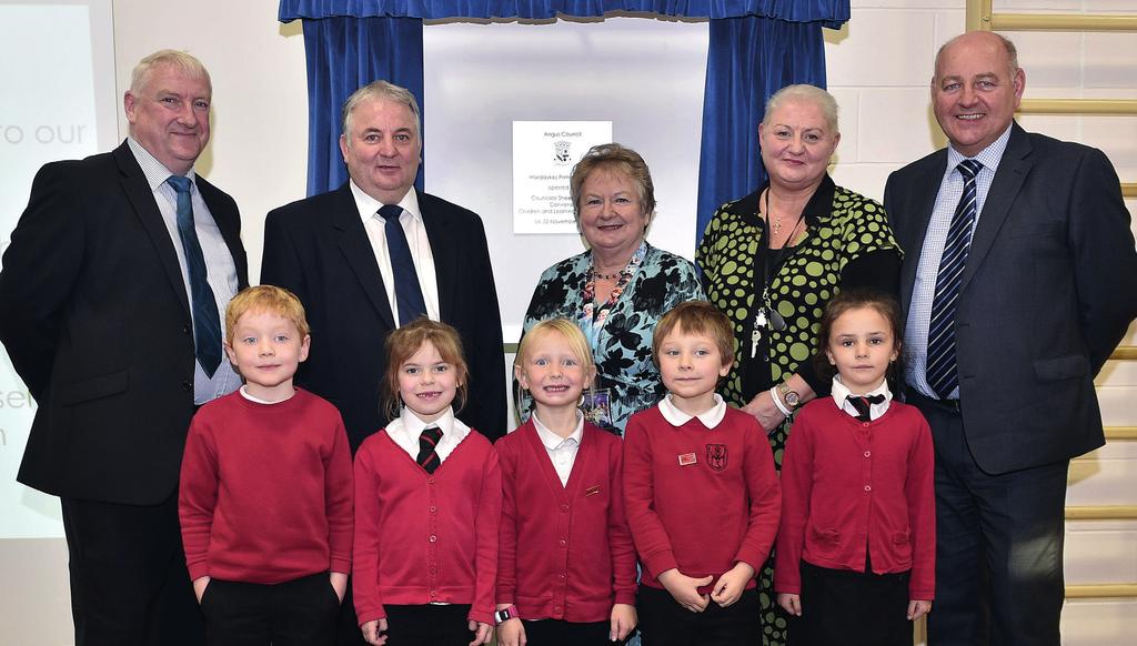 Two new primary schools in Angus Songs and celebrations, as well as the unveiling of a commemorative plaques were in order to mark the opening of the new Timmergreens and Warddykes primary schools in