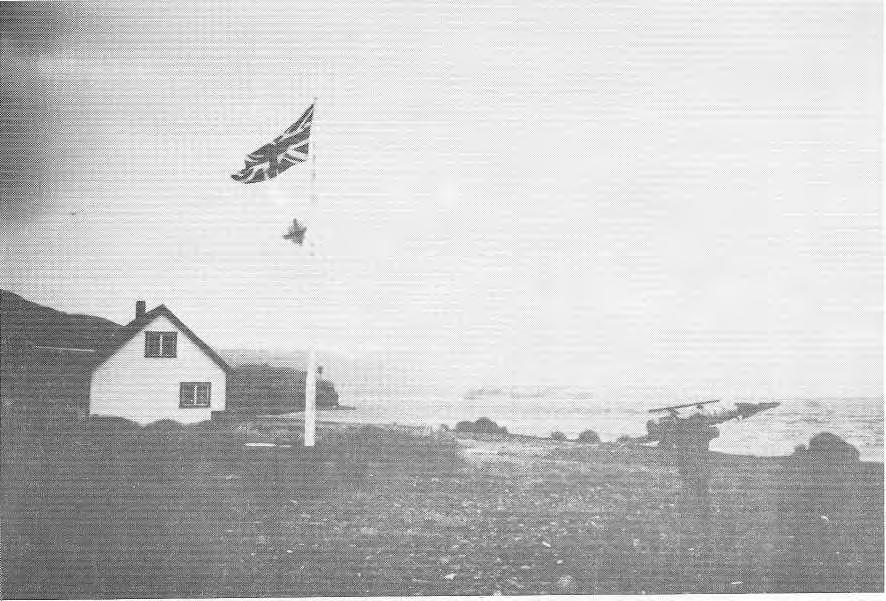 The Union Flag flying once more over South Georgia, 25th