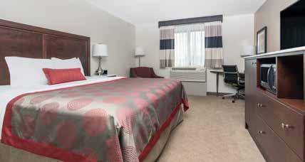 We are pleased to offer 195 guestrooms and over 12,000 square feet of