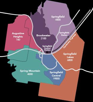 With 32,000 already residing here, a total population of 138,000 is expected for Greater Springfield. Greater Springfield s first 25 years have been impressive but there s so much more to come!