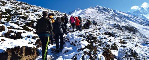 The number of expedition permitted teams has reached to 380 while 3354 in persons. Out of them 1225 succeeded summit to various peaks composed by 692 foreign and 533 Nepalese.