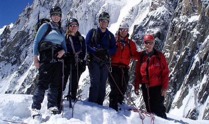 Mont Blanc du Tacul behind. Why to choose the Alpine Intro 4000m Summits & Skills course You need no previous experience of climbing or mountaineering.
