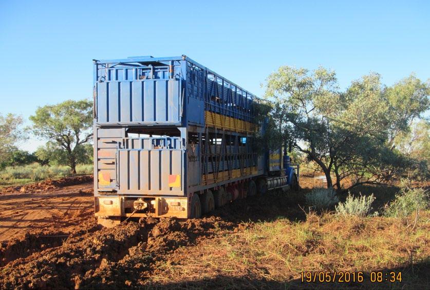 Road train on Coorabulka Road Image courtesy of Boulia Shire Council Criteria IQ-RAP IQRNS Comment AusRAP - 7.