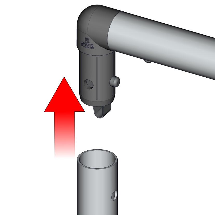 Connection Methods TUBE-713-S 1 2 3 First, notice that the 30mm tube spreader has been universally created to feature